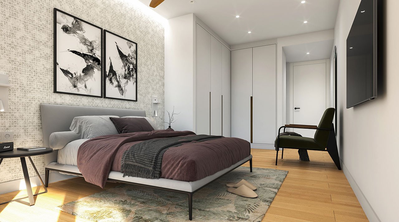 Apartments with 3 bedrooms, 2 - 3 bathrooms, air conditioning, private parking and communal pool in a marvellous golf complex